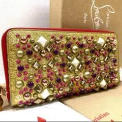 美品✨ Christian Louboutin 長財布 ラウンドファスナー