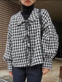 FRIFUL チェック柄 ルーズフィット 長袖シャツ ウィメンズ、春秋用