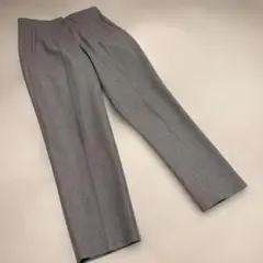 試着のみ　ZARA グレー プリーツ入り スラックス　Mサイズ