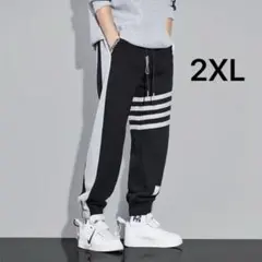 メンズ　スウェット　ジョガーパンツ　カジュアル　スポーツ　部屋着　2XL 3L