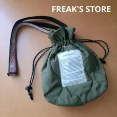 FREAK'S STORE 別注キルティング巾着 ショルダーバッグ