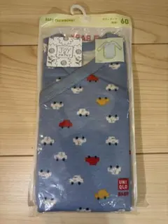 ユニクロ　長袖ボディスーツ　60 くるま
