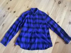 Polo Ralph Lauren ネルシャツ オンブレパープル チェック XLのサムネイル