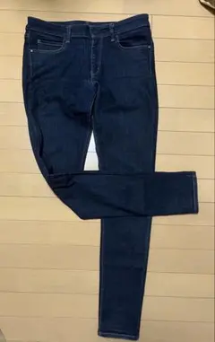 ダークブルー スキニージーンズ 26インチ　UNIQLO