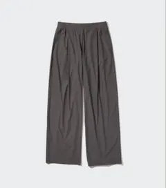 ユニクロ　ウルトラストレッチエアリズムワイドパンツ グレー　新品未使用