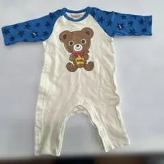 ミキハウス 長袖ロンパース ７０cm