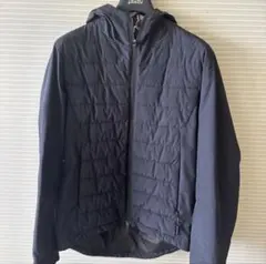 美品 ヘルノ HERNO Laminar ライトダウンジャケット ネイビー 48