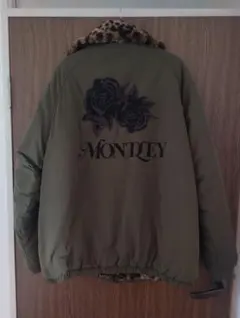 MONTLEY★カーキ×レオパード　リバーシブルジャケット　No.Threeのサムネイル