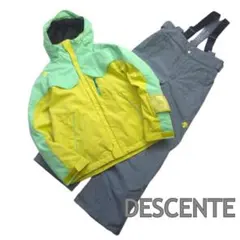 デサント　スキーウェア　上下　セット　メンズ　M　綺麗色　グリーン　冬