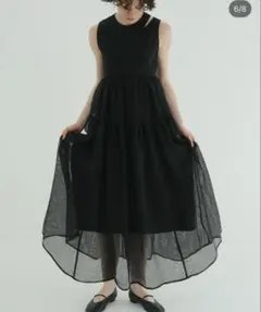 新品 CLANE クラネ レイヤードシアーワンピース 0 - メルカリ