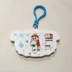 未使用　クレヨンしんちゃん　シロ　パズル　キーホルダー　すき家