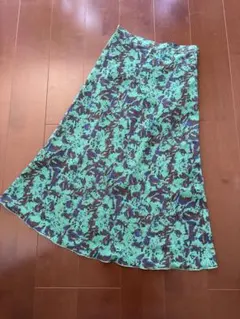 Johnbull ジョンブル プリント フレアスカート　マーメイド　レオパード柄のサムネイル