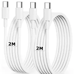 USB C ケーブル 2M 2本 PD対応