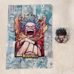 DEKU ヒロアカ 緑谷 スペシャル ビジュアル 10周年 箔押し 缶バッジ