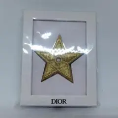 新品　Dior ゴールド 星型ブローチ ピンバッチ スター 星 　■　D162