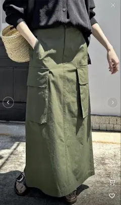 Spick & Span カーゴポケットIラインスカート 36 - メルカリ