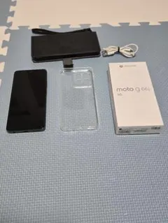 moto g66j 5G グリーン ケース付き
