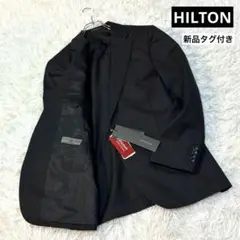 新品タグ付き　HILTON テーラードジャケット ピュアニューウール　ブラック