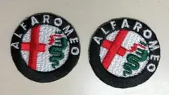 アルファロメオ エンブレムワッペン 2個セット♬