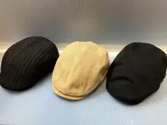 ハンチング帽 3点セットサイズ58㎝
