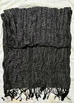 黒ストール recolte 約68×180cm