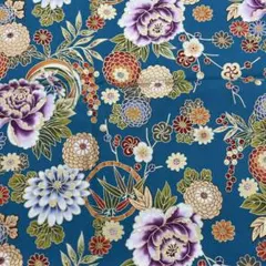 シーチング 花柄 綿生地 約110cm 日本製 2m