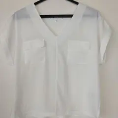 ROPÉ PICNIC シフォンVネック シャツ