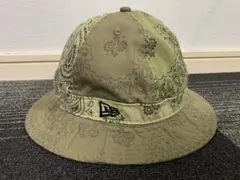極美品　NEW ERA ペイズリー柄 エクスプローラーバケットハット　アウトドア