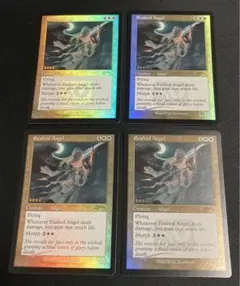 【匿名配送】MTGプロモ「賛美されし天使」4枚セット