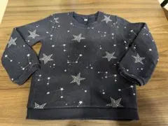 ネイビー 星柄 トレーナー 長袖　110㎝