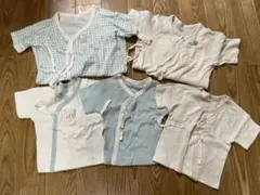 コットン短肌着　コンビ肌着 5点セット