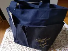 スヌーピー　ポケットミニトート　トートバッグ　ミニバッグ　ネイビー