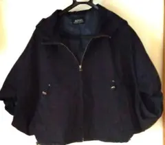 4298 シズカコムロ 日本製 黒 フード付きジャケット サイズ40