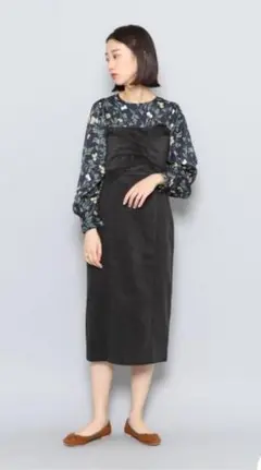 センスオブプレイス　ビスチェ風　ワンピース 36　匿名配送