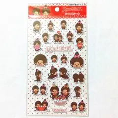 セリア　モンチッチぷくっとシール