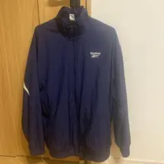 Reebok ナイロンジャケット XLサイズ ネイビー