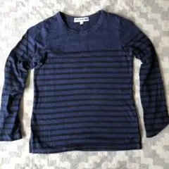 2015製 ユニクロ×INES DE LA FRESSANGE ロンT ボーダー