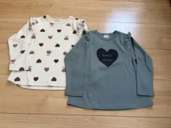 petit main 長袖カットソー 2枚セット 100サイズ