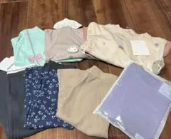 ベビー　長袖tシャツ チュニック　長ズボン　保育園着　まとめ売り80 春秋