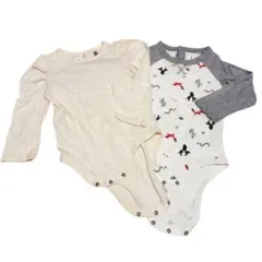 ２着セットbabyGAP ベビー ロンパース 90ギャップ 長袖 綿100%