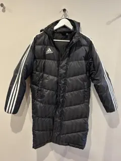 3月18日18：00まで値下げadidas ベンチコートダウンブラック 160