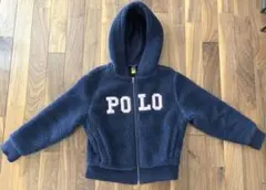POLO フリースパーカー M (8-10) ネイビー
