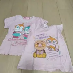 アンパンマン 半袖Tシャツ 95 2枚セット 双子 ドキンちゃん