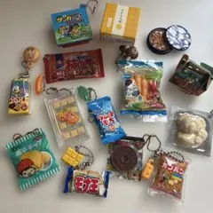 ミニチュア　お菓子　食品　チャーム 14点セット ガチャガチャ