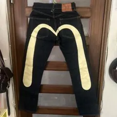 EVISU デニム 大黒 白 32inch - メルカリ