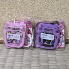 【新品未使用】サンリオ ぱかぱかガラケー風キーホルダー クロミ&マイメロディ