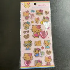 ハローキティ シール キラキララインストーンシール 日焼けキティ