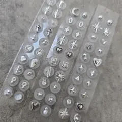 【あるだけで終了】耳つぼジュエリー♡シルバーMIX60粒‼️