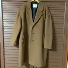 SLICK ブラウン チェスターコート　ロング丈のサムネイル