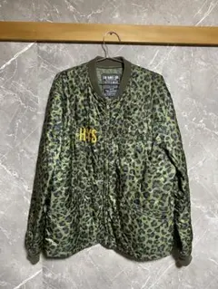 HYSTERIC GLAMOUR ヒョウ柄 MA-1ジャケット X-Large